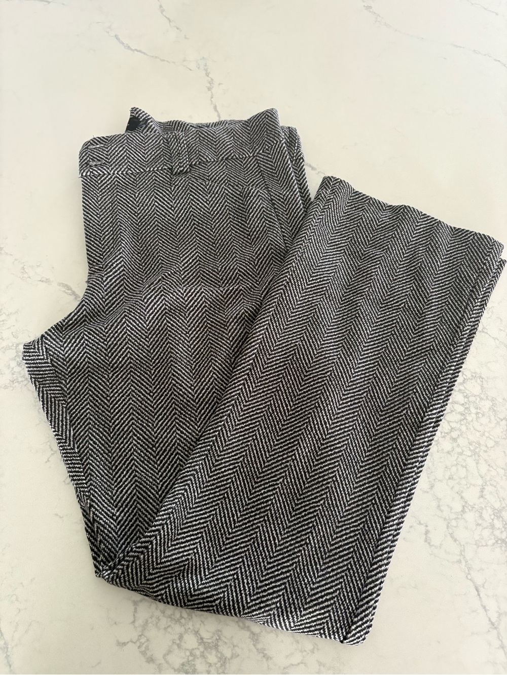torrid Black & White Herringbone Jumpsuit Pants